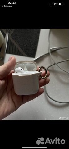 Наушники apple airpods 2 левый в кейсе