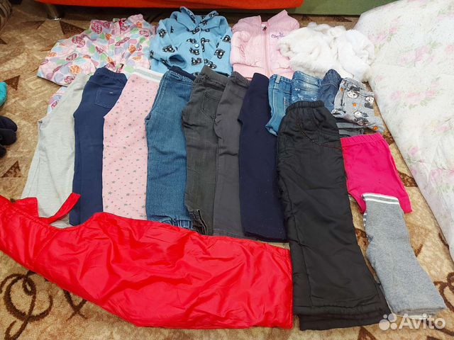 Детские вещи пакетом для девочек на 2-4 года
