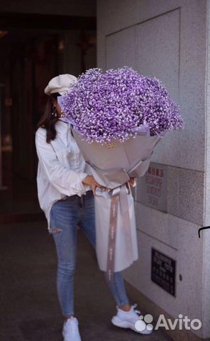 Гипсофила, гигант из гипсофилы, большой букет