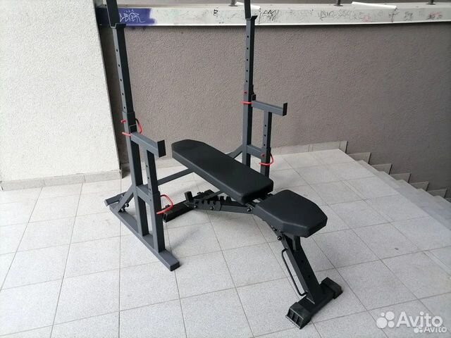 Стойка для штанги с подстраховкой