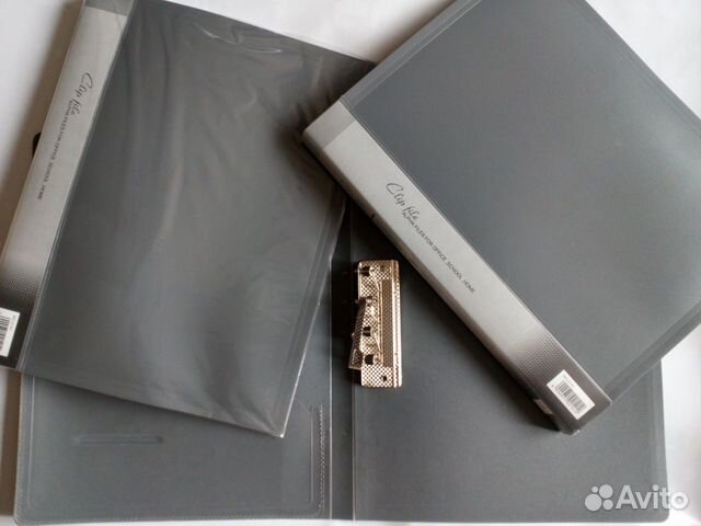 Папка - скоросшиватель с зажимом. Alpha