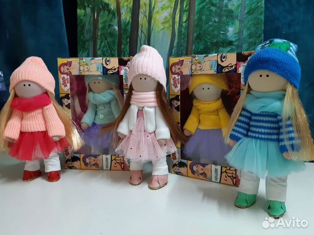 Интерьерная кукла тильда