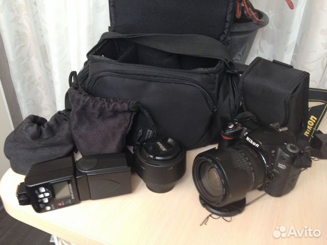 Nikon D80 body + 2 объектива + вспышка