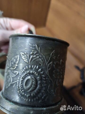 Подстаканник мельхиор СССР 1957г