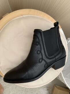 Казаки ботильоны натуральная кожа в идеале