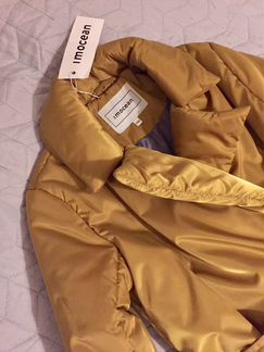 Новый пуховик Imocean, горчичный XS