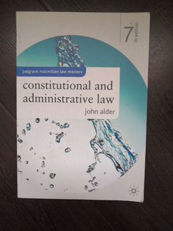 Constitutional and Administrative Law (Palgrave)