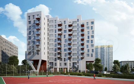 2-к квартира, 71.9 м², 3/11 эт.