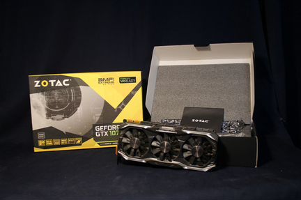 Видеокарта Zotac GeForce GTX 1070 AMP extreme 8Gb