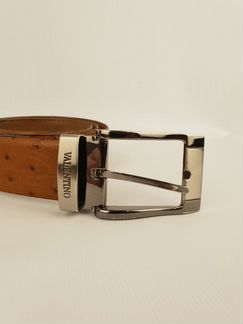 Ремень Valentino с кожи страуса