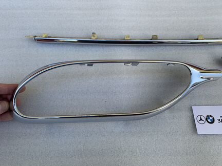 Накладка заднего бампера Mercedes S W222 Maybach