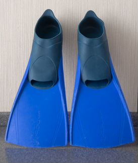 Детские ласты nabaiji (Декатлон) размер 19-19,5см