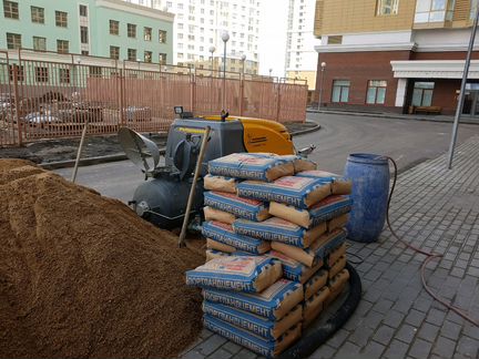 Полусухая стяжка за один день