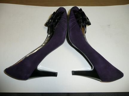 Туфли замшевые 35,5 - 36 р-р