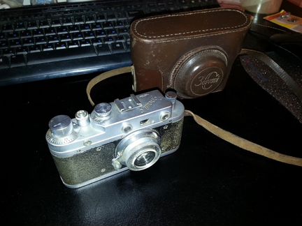 Фотоаппарат Зоркий С, фотовспышка, бленда, пленка