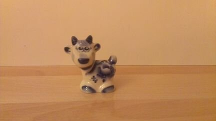 Фигурка козы гжель