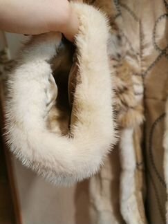 Роскошная шуба норка шикарный капюшон подрысь