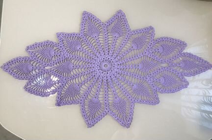 Салфетка вязанная