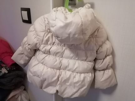 Комплект. Куртка и штаны 86+6. Пух. +шапка