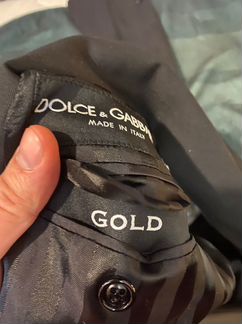 Пиджак Dolce and Gabbana gold