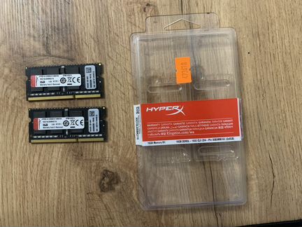 Оперативная память sodimm HyperX 16 Гб (2х8 Гб)