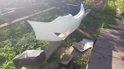 Бампер задний солярис