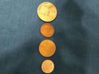 4 монеты Сочи, США, украина