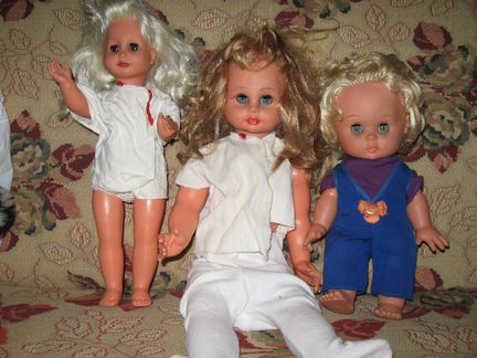 Куклы гдр и отечественные, времен СССР