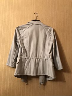 Новая кожаная куртка-пиджак