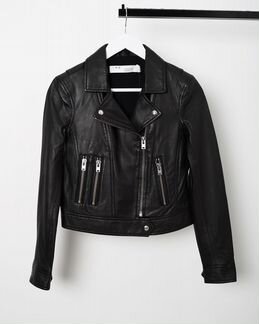 Куртка IRO кожаная, косуха, размер 40-42