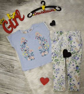 Блузочка zara Baby Girl и штаны next