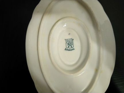 Старинный фарфор соусник 1918-1929гг