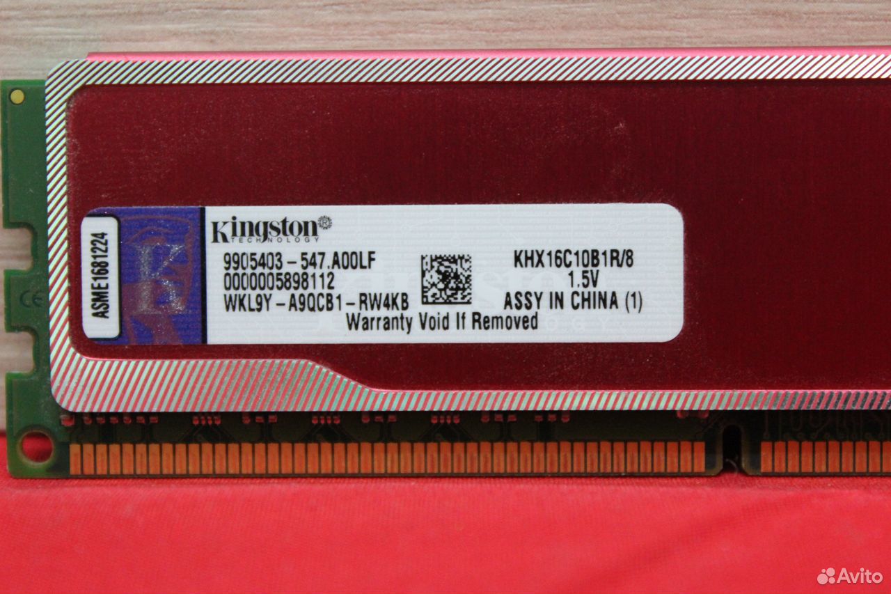 Kingston HyperX Red DDR3 8 Gb KHX16C10B1 89509501844 купить 2