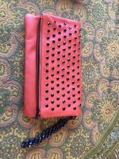 Клатч кожаный