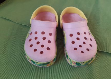 Кроксы для девочки розовые Капика размер 28-29