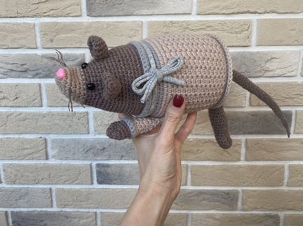 Мышка вязанная