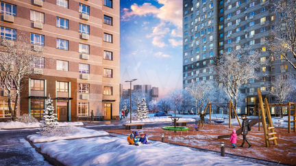 1-к квартира, 33.9 м², 15/23 эт.