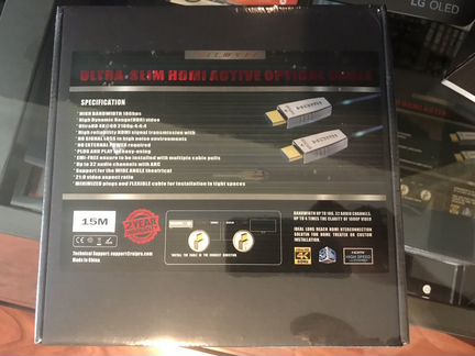 Оптические hdmi 2.0 длина 15м