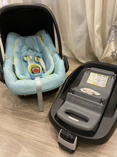 Автокресло maxi-cosi pebble plus с базой isofix