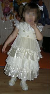 Нарядное платье для девочки на 2 года