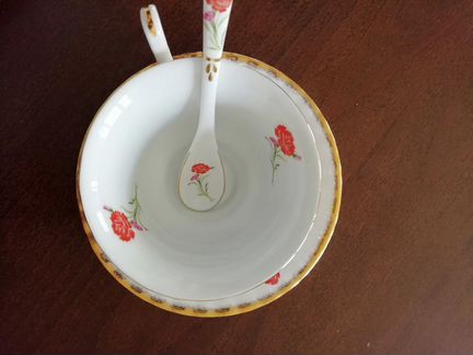 Чайное трио Porcelain of England Royal Crown