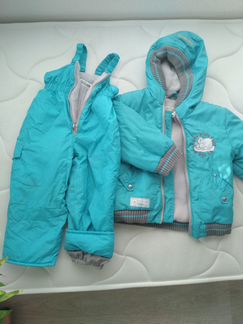 Куртка и полукомбинезон комплект зимний р.92 от 2
