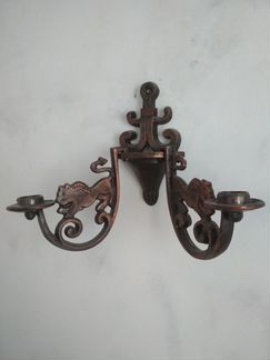 Подсвечник настенный ретро