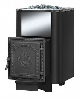 Чугунная печь везувий Сенсация 22 Антрацит (271)