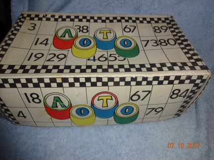 Лото бочонки.Дерево.Полный комплект.СССР