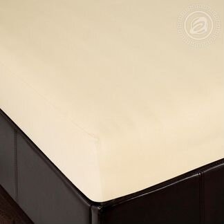 Простыня на резинке Alysa Цвет: Бежевый (60х120х10)