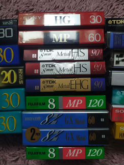 Кассеты для видекамер запечатанные 8mm HI8 Digital