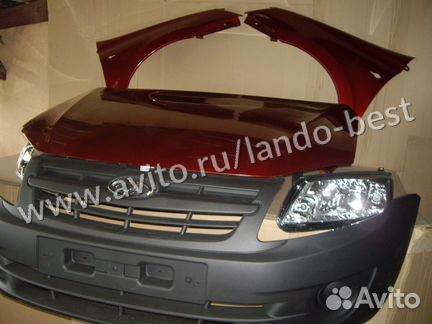Ноускат передняя часть ваз 2190 Гранта в цвет