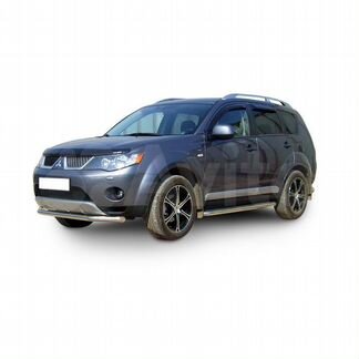 Защита переднего бампера outlander XL (до 2010)