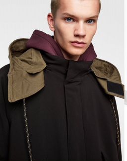 Парка-пальто, новая, редкая, oversize